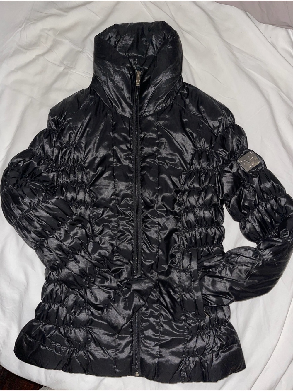 Versace 19V69 Black Jacket with Leopard Trim